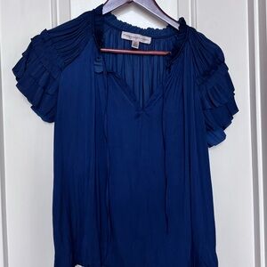 Catherine Malandrino blue top - S